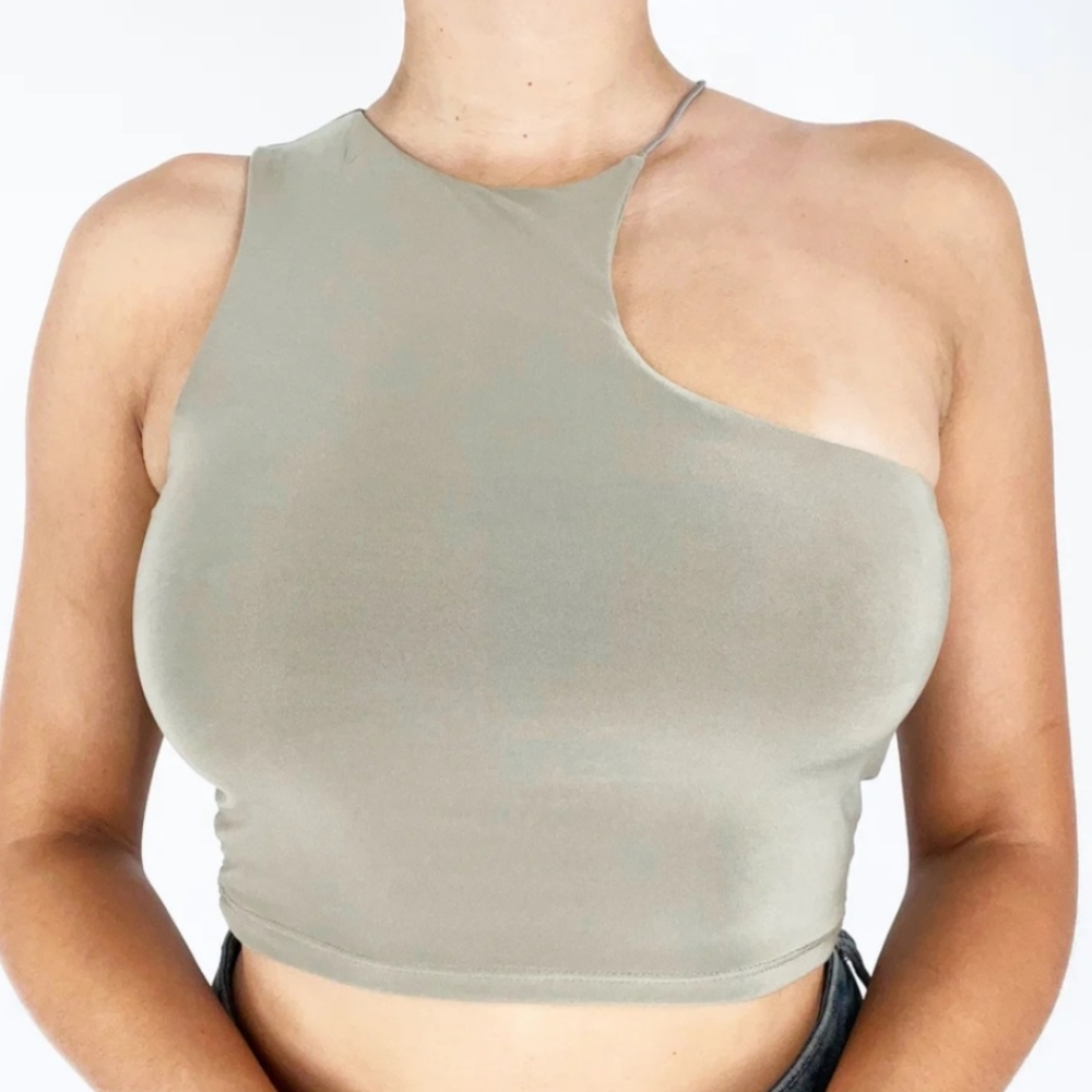 Venenzia Geometric Crop Top